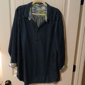 TIZZIE SIZE M DENIM TUNIC